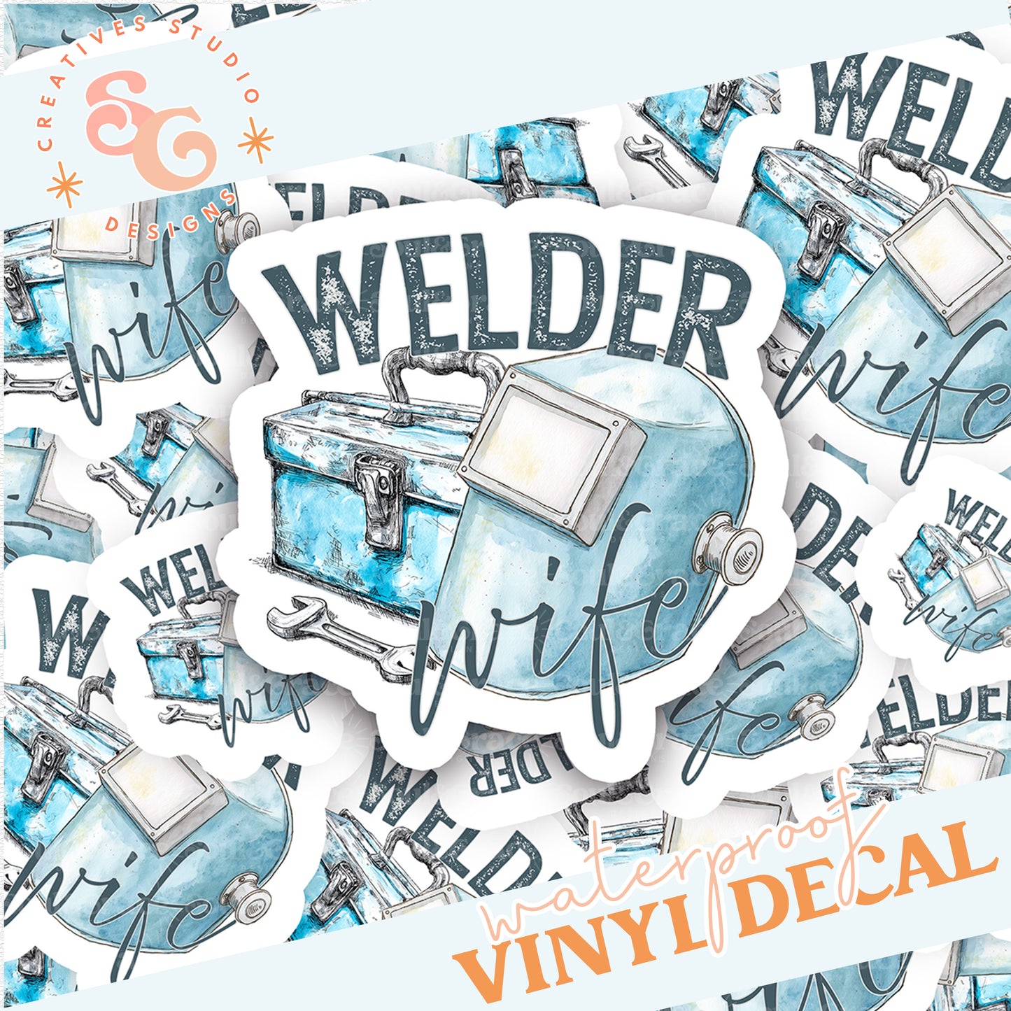 WELDER WIFE STICKER VINYL DECAL