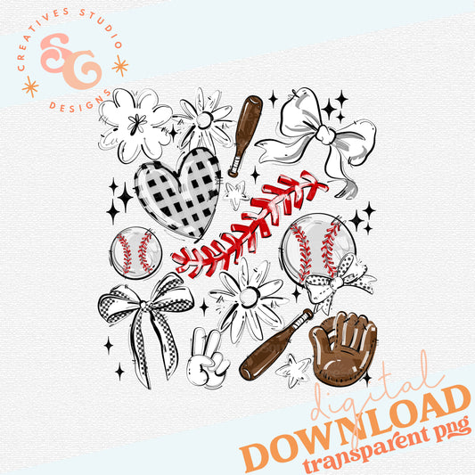 WHITE PLAY BALL COLLAGE BASEBALL