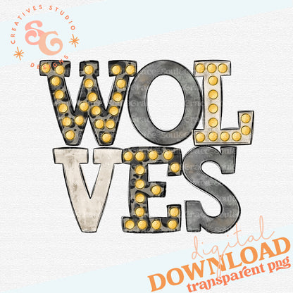 WOLVES Neutral Marquee