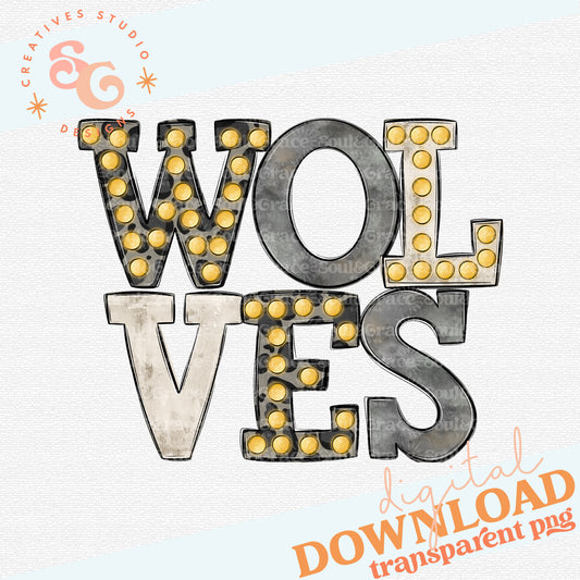 WOLVES Neutral Marquee