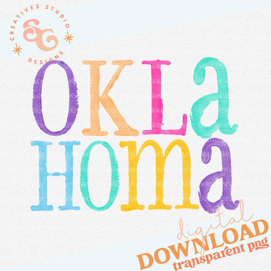 Watercolor Oklahoma