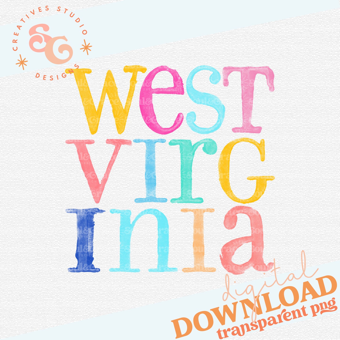 Watercolor West Virginia