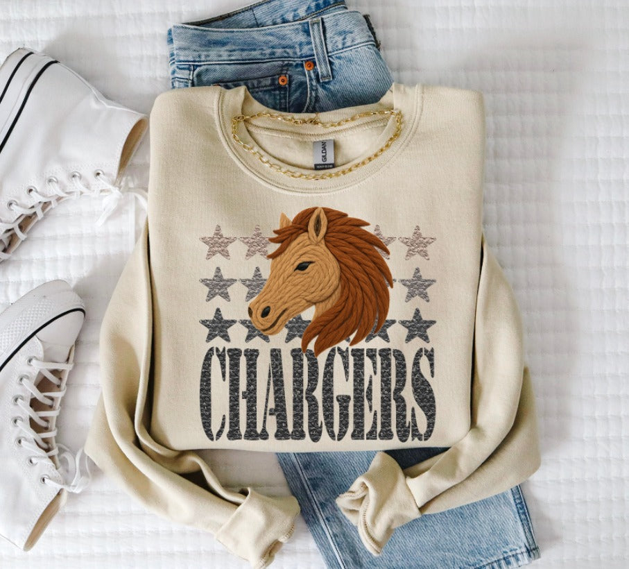 YARN MASCOTS CHARGERS