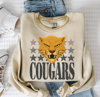 YARN MASCOTS COUGARS