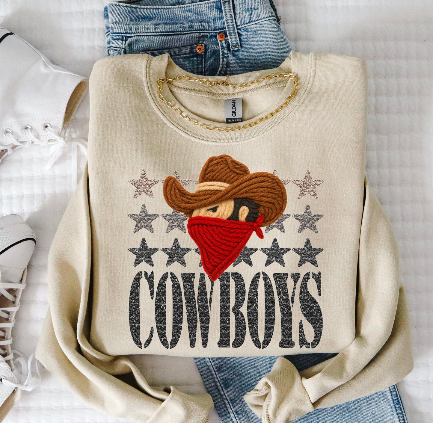 YARN MASCOTS COWBOYS