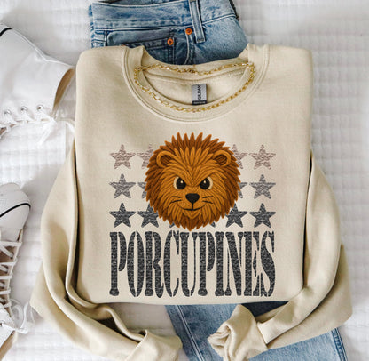 YARN MASCOTS PORCUPINES