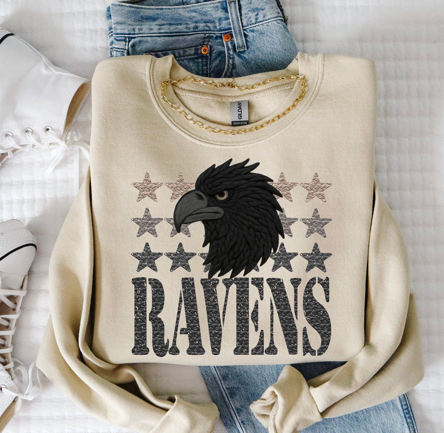 YARN MASCOTS RAVENS