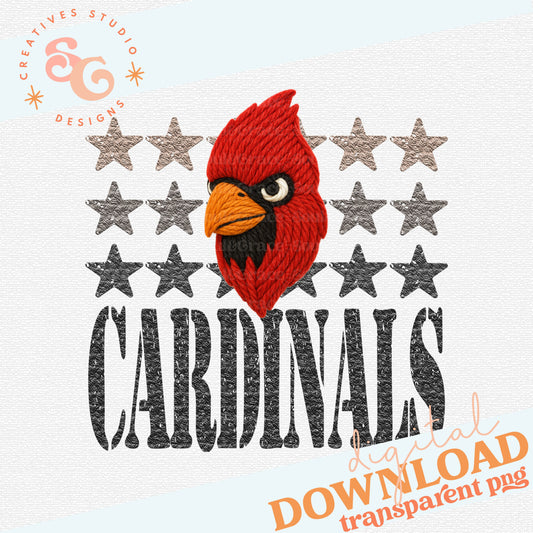 YARN MASCOTS CARDINALS