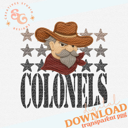 YARN MASCOTS COLONELS