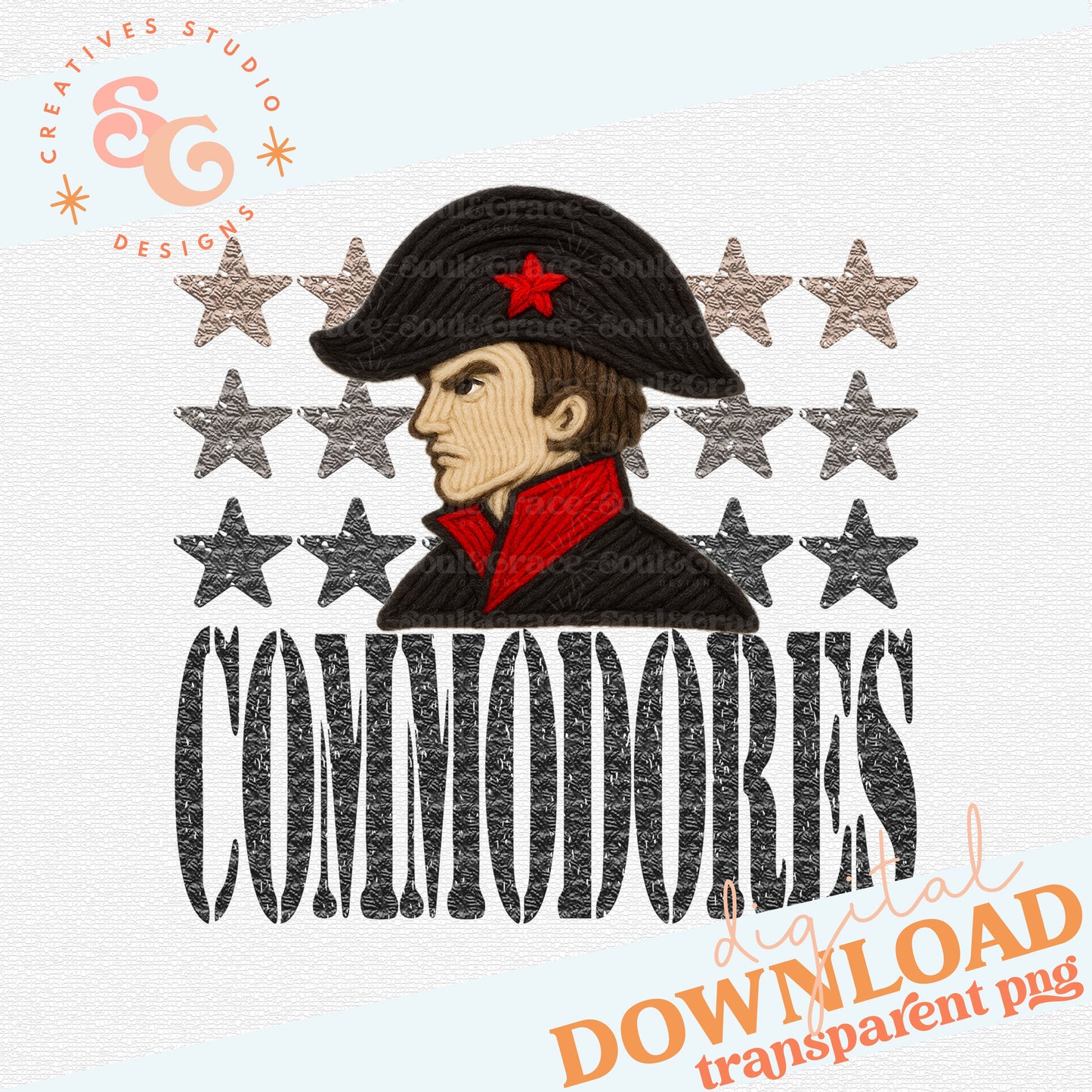 YARN MASCOTS COMMODORES