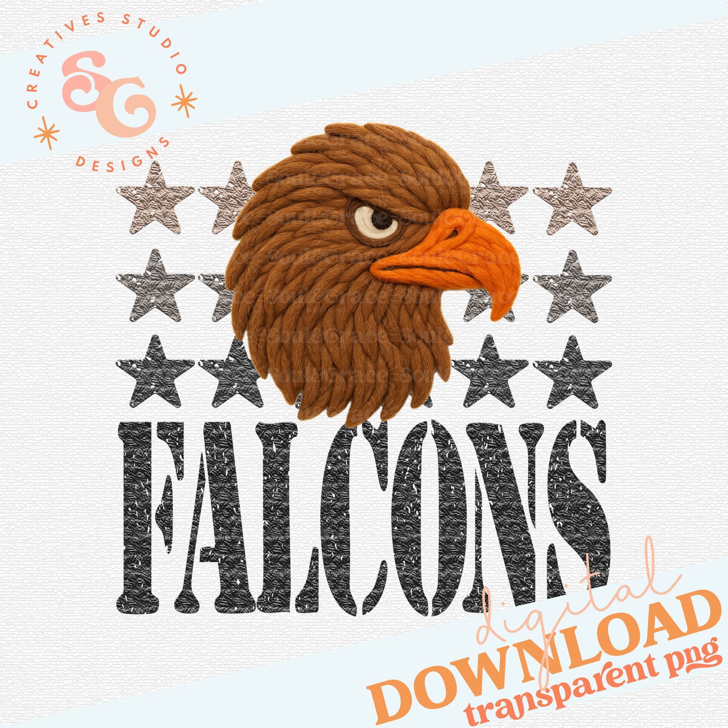 YARN MASCOTS FALCONS