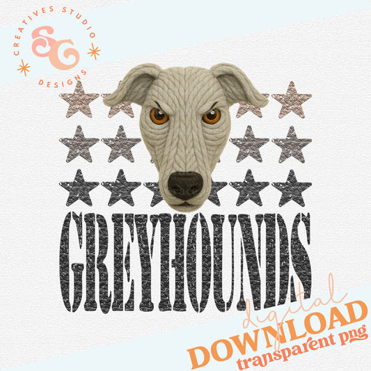 YARN MASCOTS GREYHOUNDS