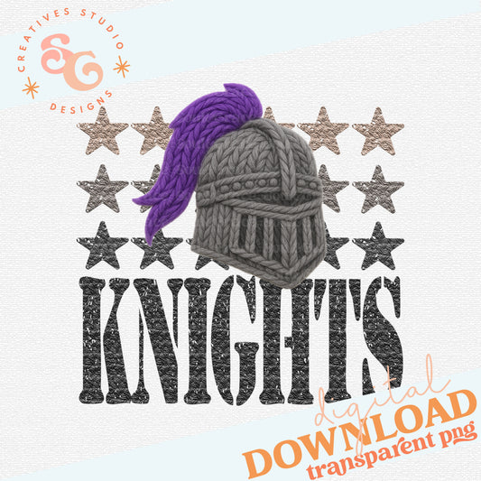 YARN MASCOTS KNIGHTS