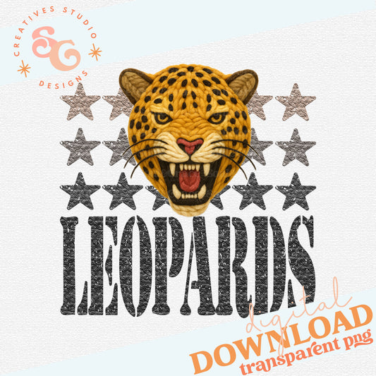 YARN MASCOTS LEOPARDS