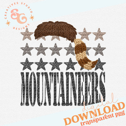 YARN MASCOTS MOUNTAINEERS