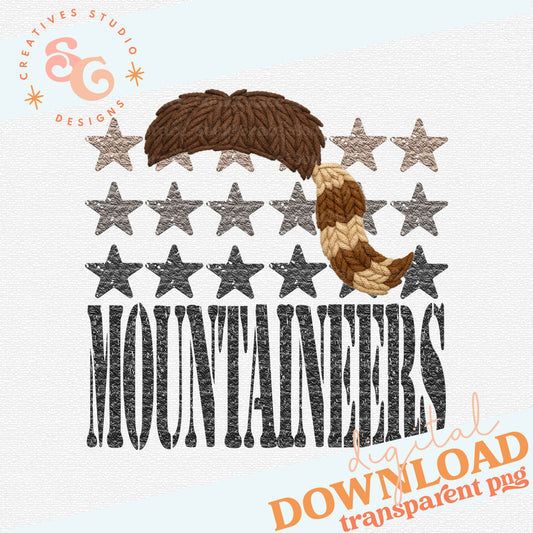 YARN MASCOTS MOUNTAINEERS