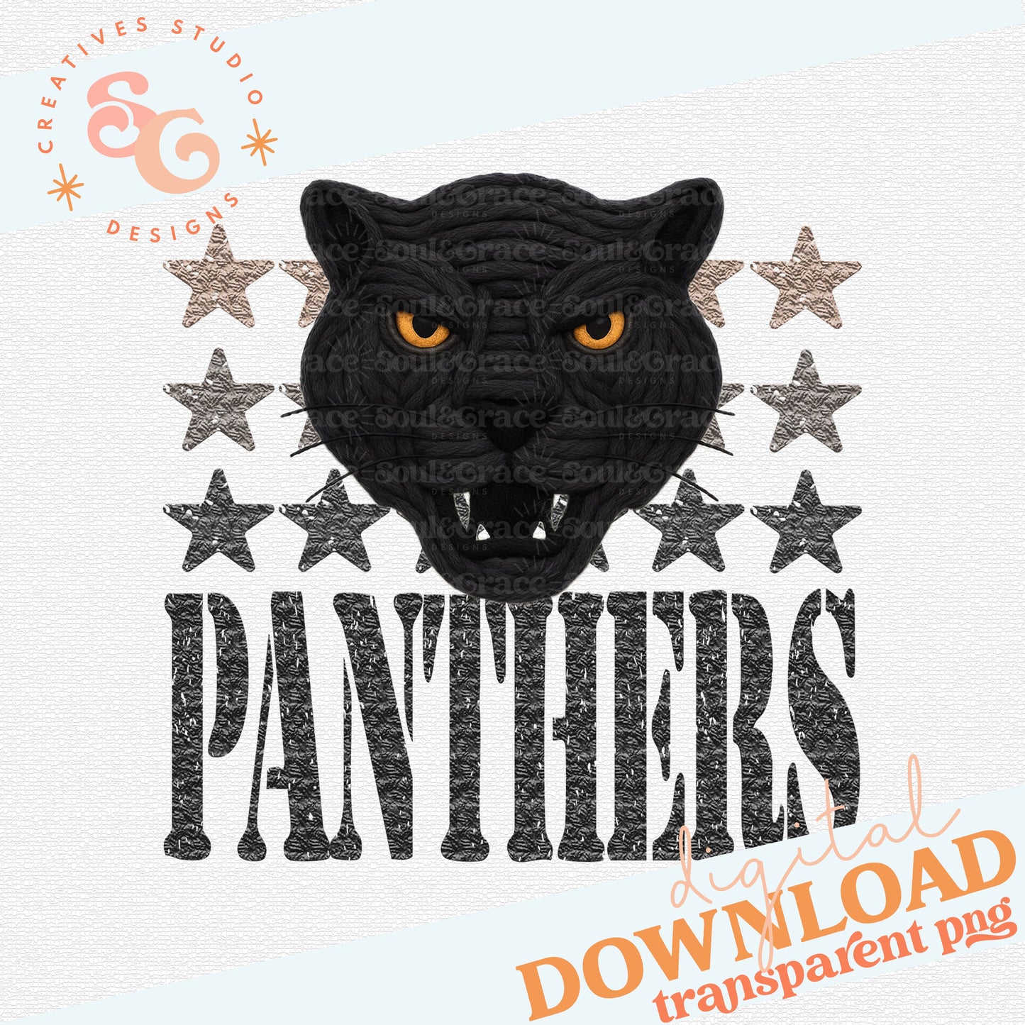 YARN MASCOTS PANTHERS