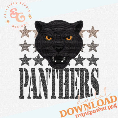 YARN MASCOTS PANTHERS