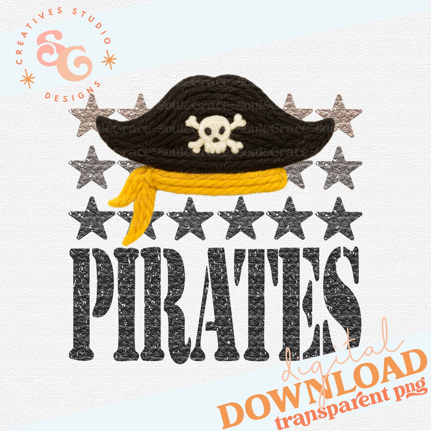 YARN MASCOTS PIRATES