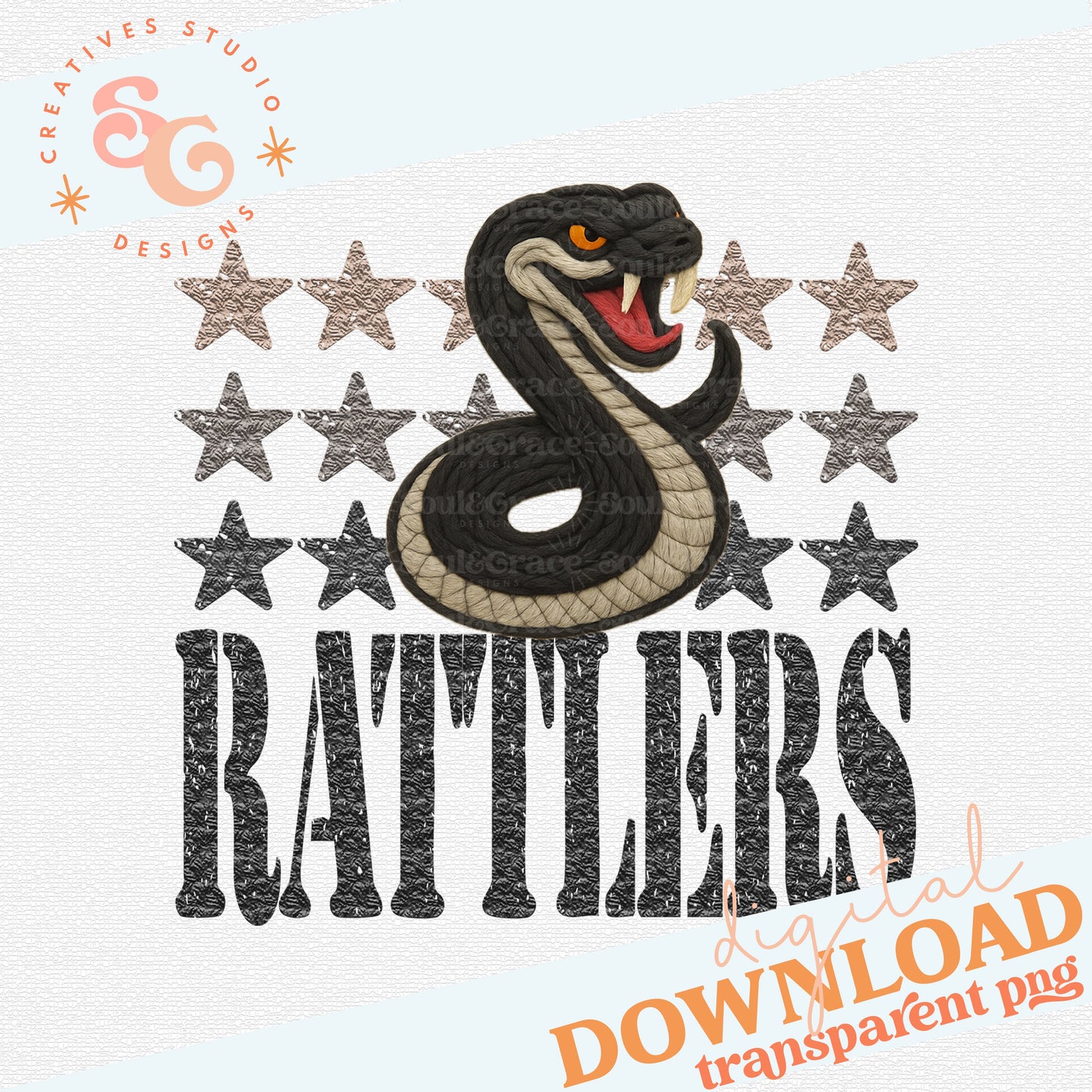 YARN MASCOTS RATTLERS