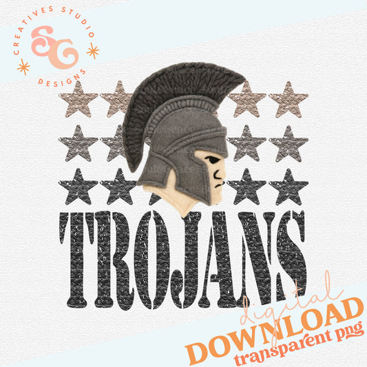 YARN MASCOTS TROJANS