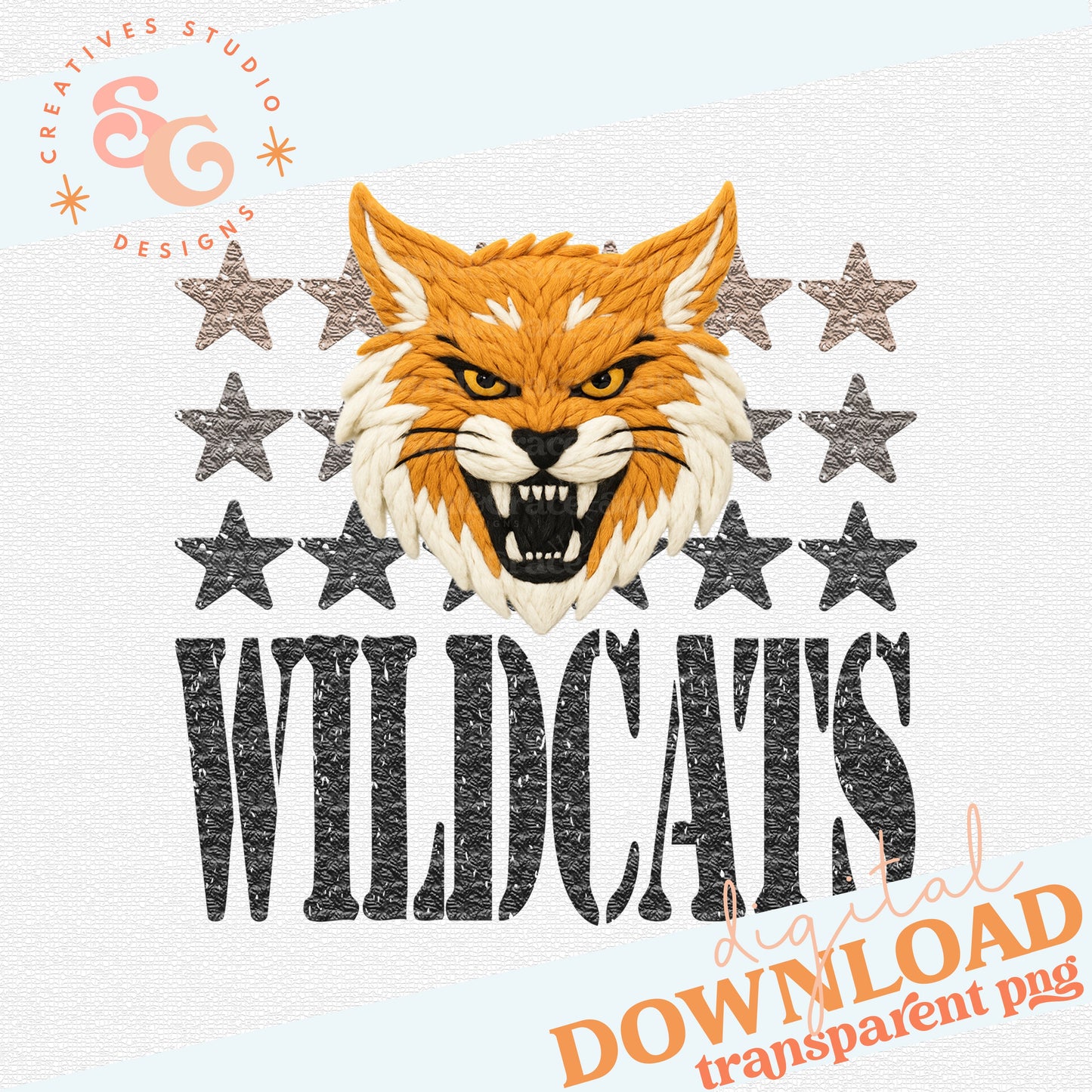 YARN MASCOTS WILDCATS