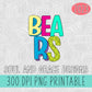 Stripey Mascot Bears