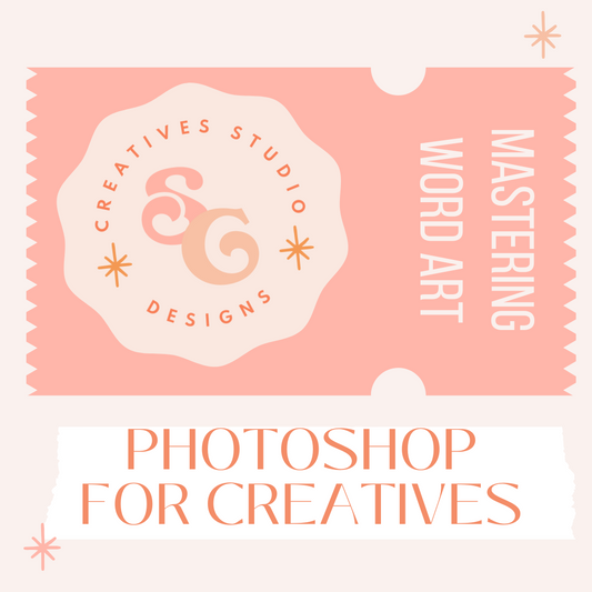 Photoshop for Creatives: Mastering Word Art with Fonts & PNG Alphabets