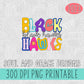 Fun and Funky Mascots Black Hawks