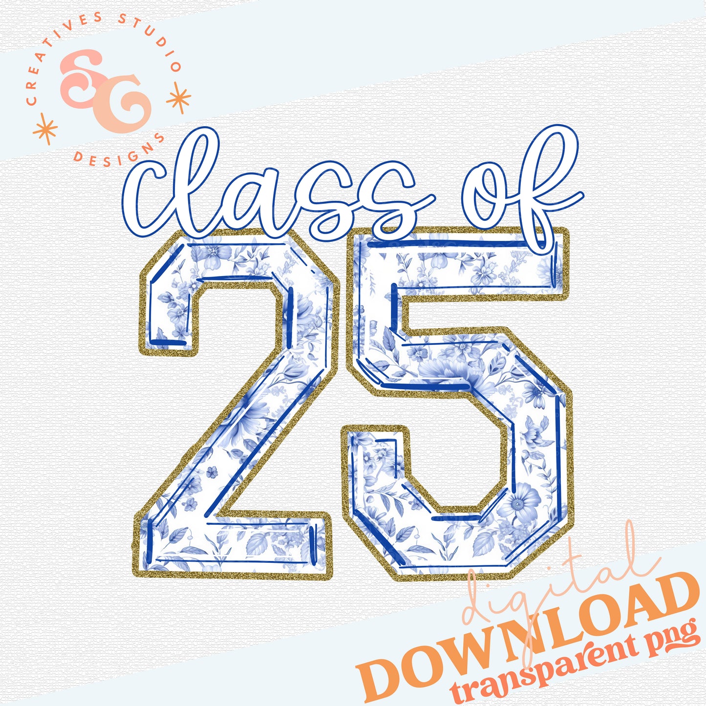 Toile Class of 25 Blue