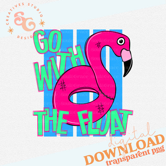 GO WITH THE FLOAT FLAMINGO