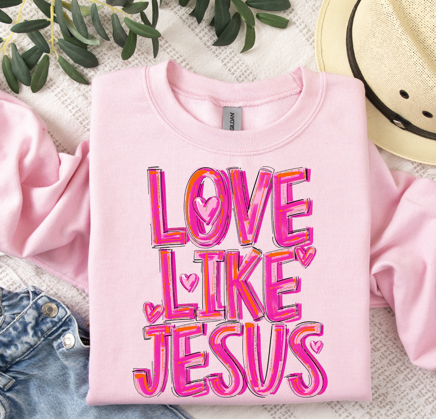 LOVE LIKE JESUS Pretty in Pink