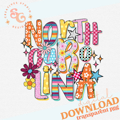 FUNKY FRESH STATES NORTH CAROLINA