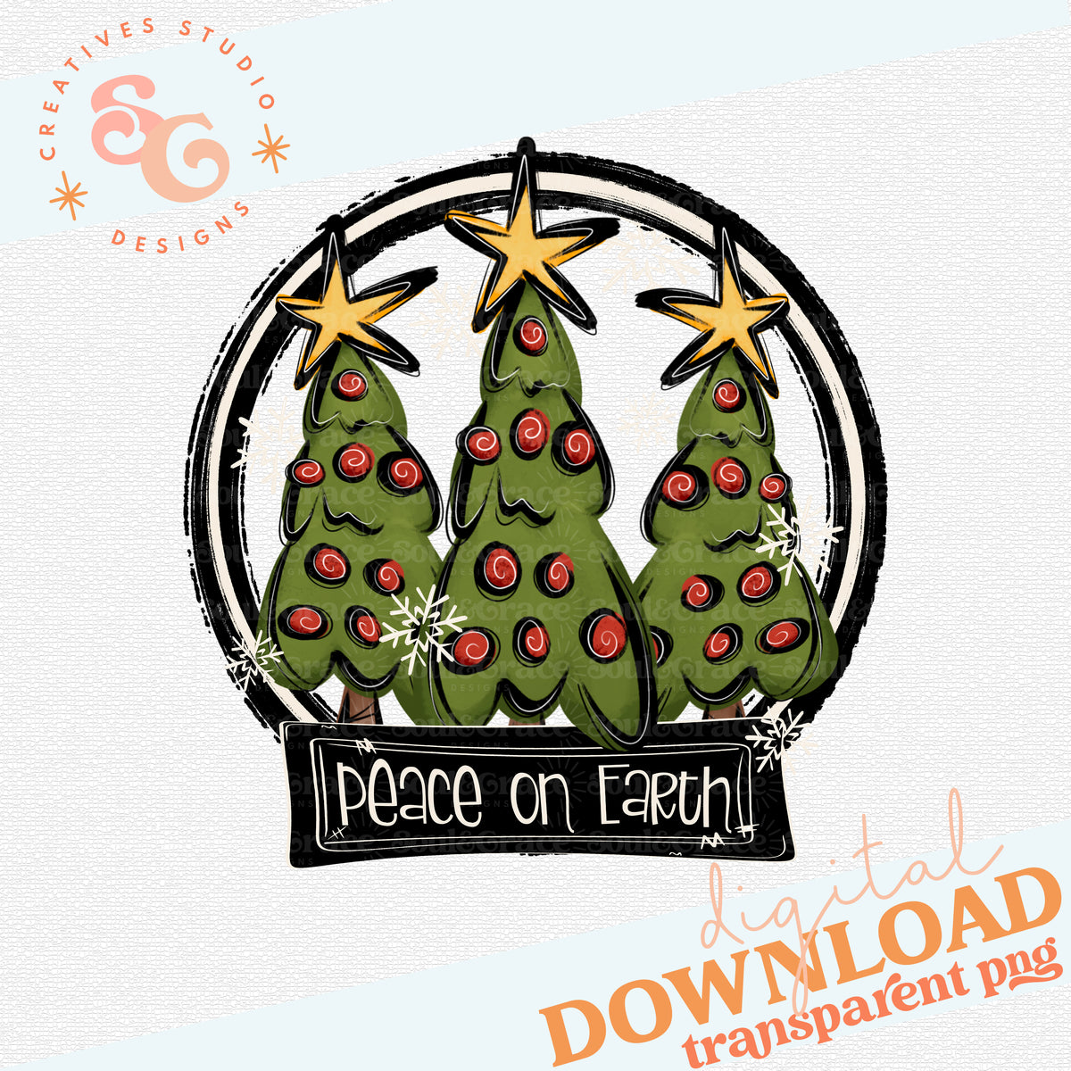 PEACE ON EARTH - TREE TRIO