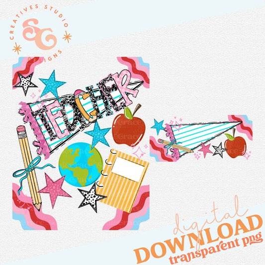 PENNANT ERASER AND CLIPBOARD TEMPLATE - READY TO PRINT