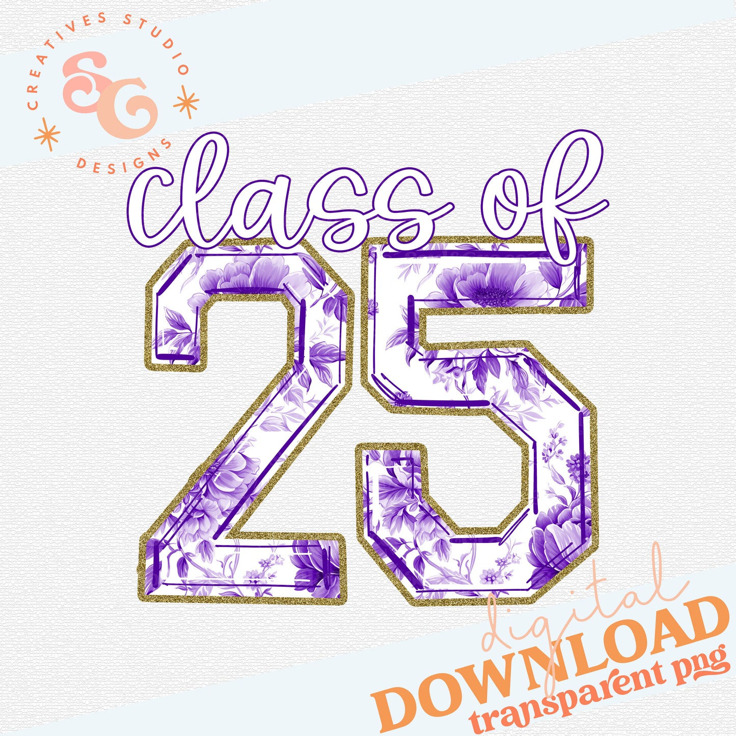 Toile Class of 25 Purple