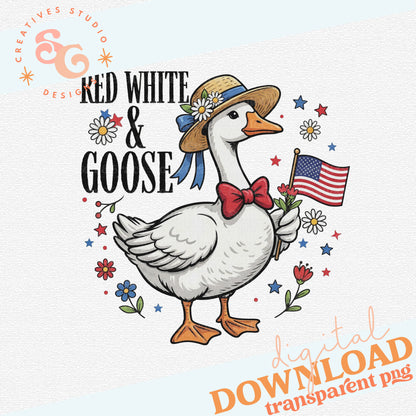 RED WHITE & GOOSE