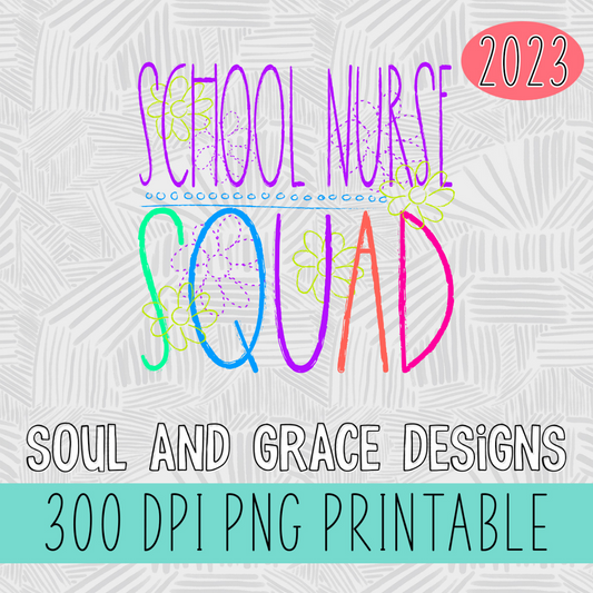 Chalkboard School Nurse Squad