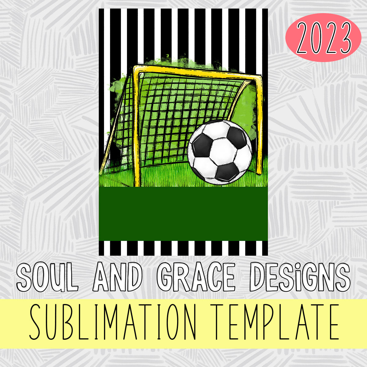 Team Spirit Soccer Garden Flag GREEN
