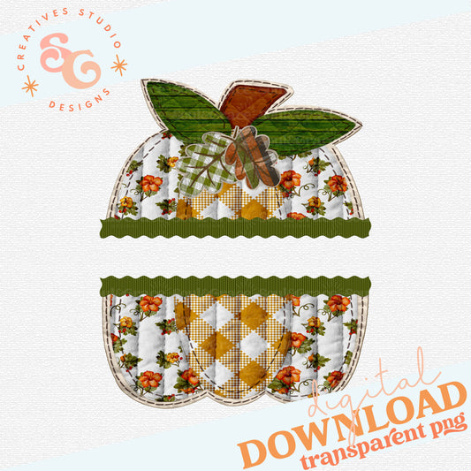 QUILTED SPLIT PUMPKIN