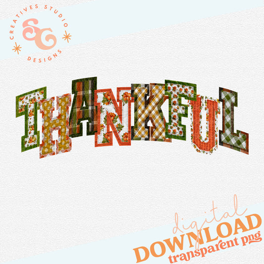 QUILTED THANKFUL