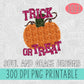 Trick or Treat Sequin Pumpkin