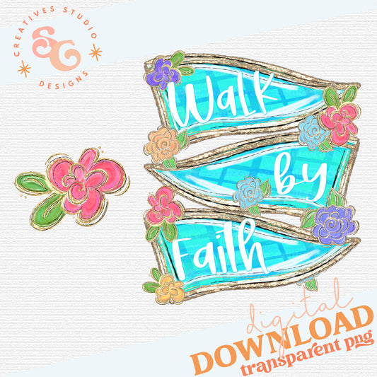 FAITH PENNANT BANNER - WALK BY FAITH