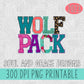 Wolf Pack Faux Applique