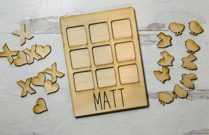 Spring Tic Tac Toe Game [SVG]