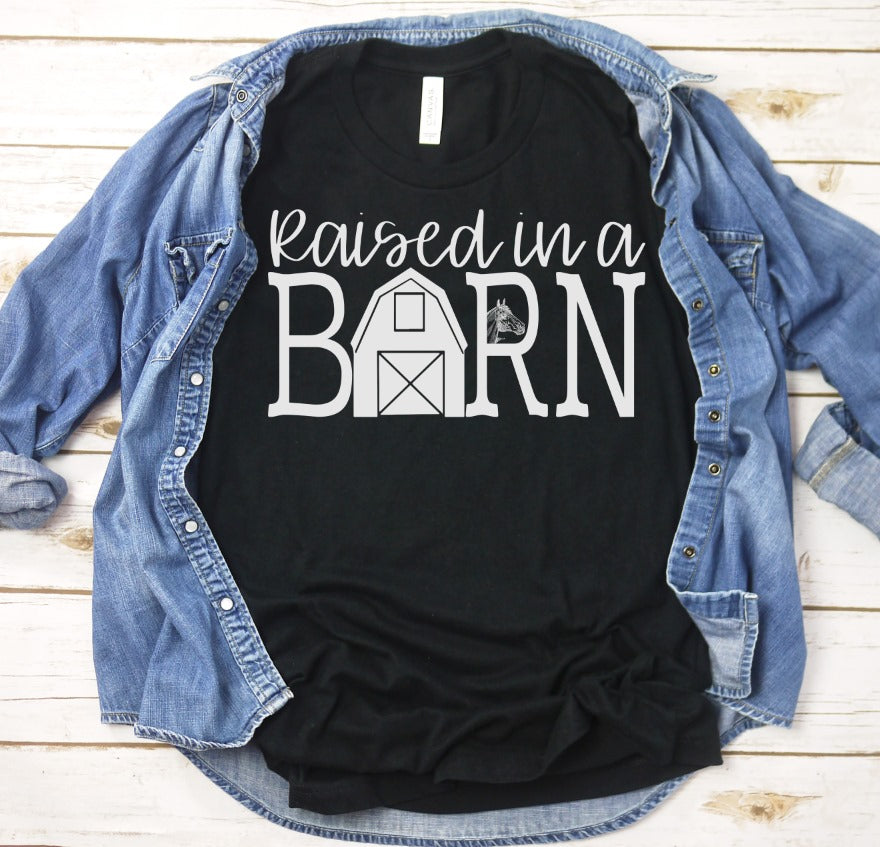 Raised in a Barn HORSE [PNG and SVG]