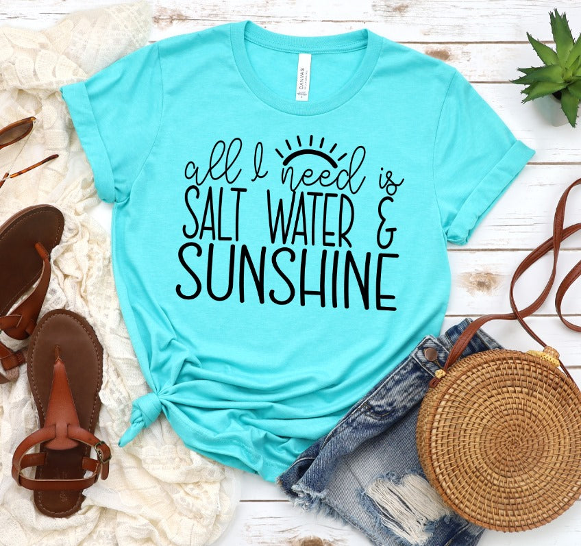 All I need is salt water and sunshine [PNG & SVG]
