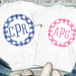 Kids Gingham Circles