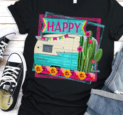 Happy Camper Funky Sublimation Template Set