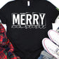 Merry and Bright word art